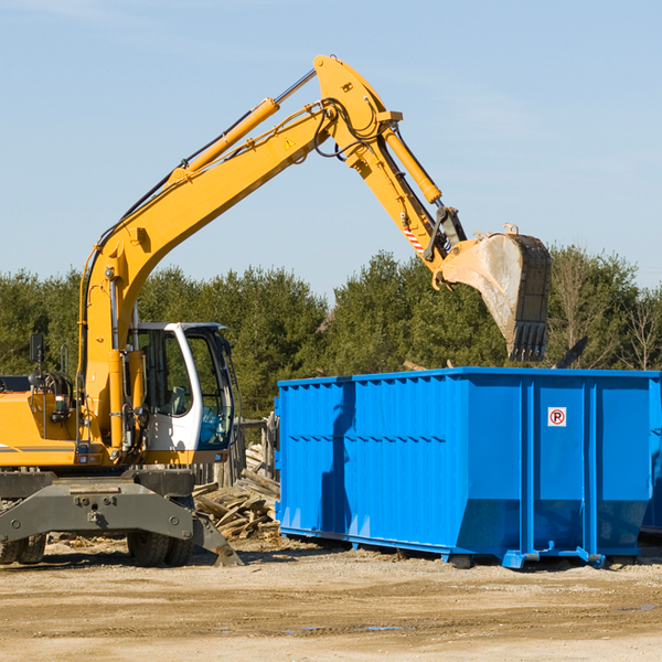 how many times can i have a residential dumpster rental emptied in Mantachie